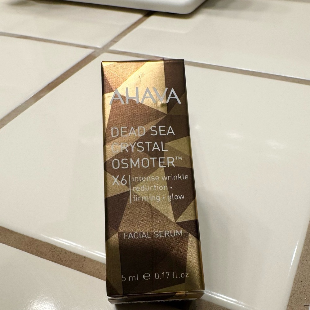 🆕AHAVA Dead Sea Crystal Osmoter X6 Facial Serum - Gold Packaging🆕